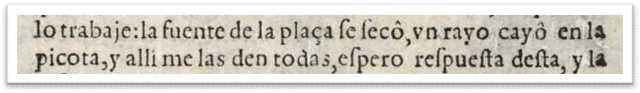 Detalle de la primera edición del Quijote de 1605